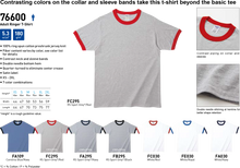 Load image into Gallery viewer, Gildan 76600 Premium Cotton Adult Ringer T-Shirt

